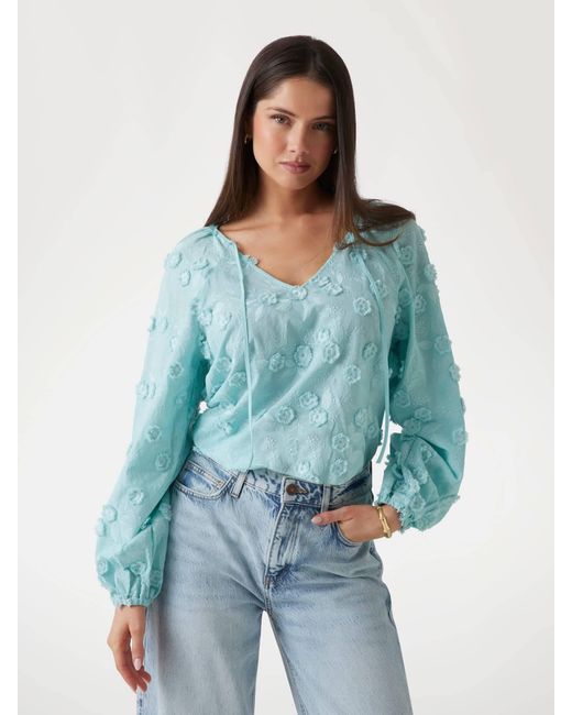 Guess Blue Bluse