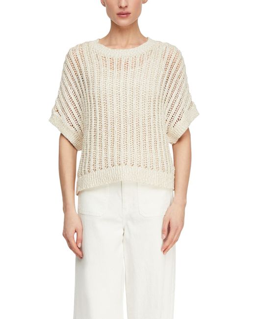 Comma, White Pullover