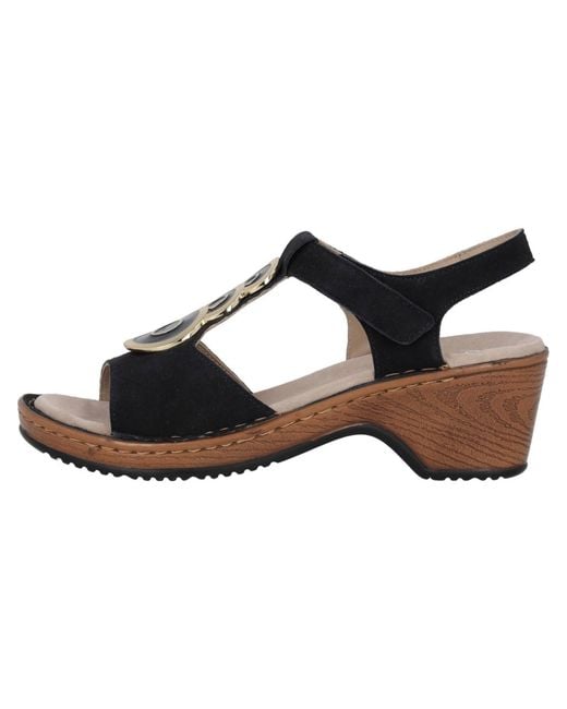Ara Black Sandale Key West 20301