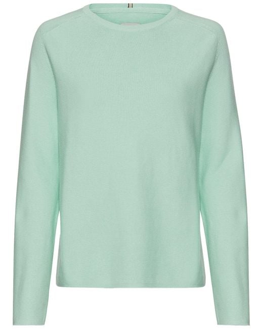 Camel Active Green Strickpullover Aus Reiner Baumwolle
