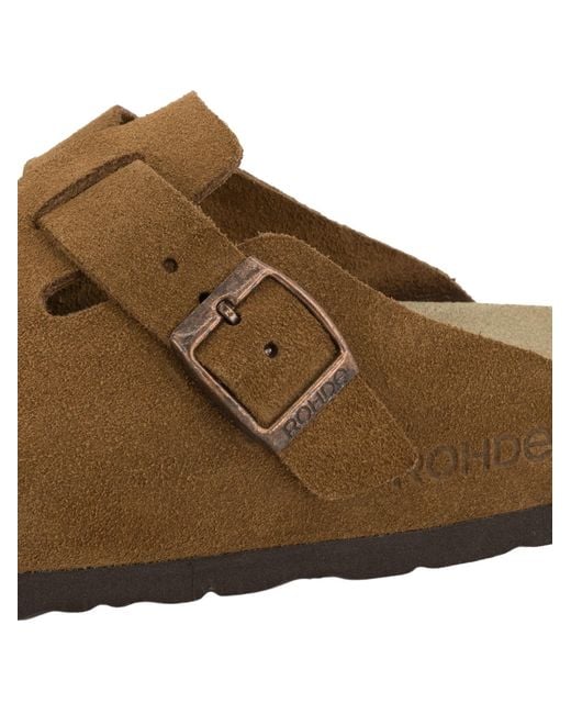 Rohde Brown Clogs Alba