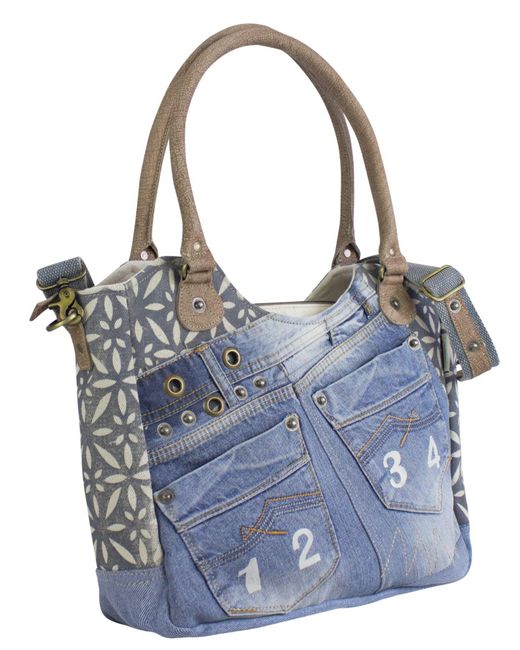 Sunsa Blue Shopper