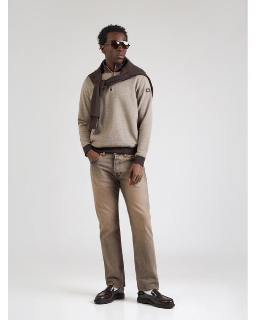 Bugatti Pullover in Natural für Herren