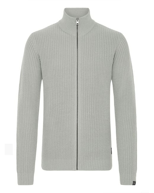 Solid Strickjacke Arno in Gray für Herren