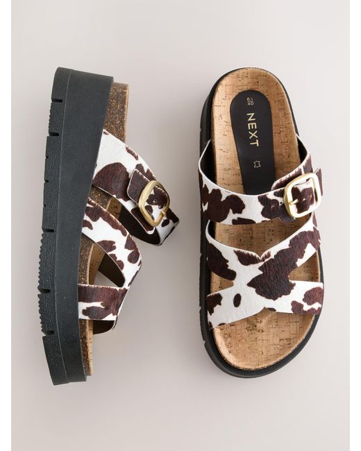 Next Brown Pantolette