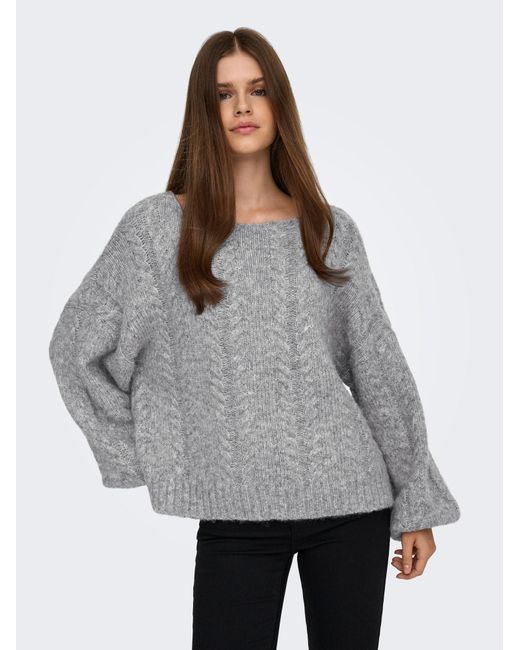 ONLY Gray Pullover Onlida