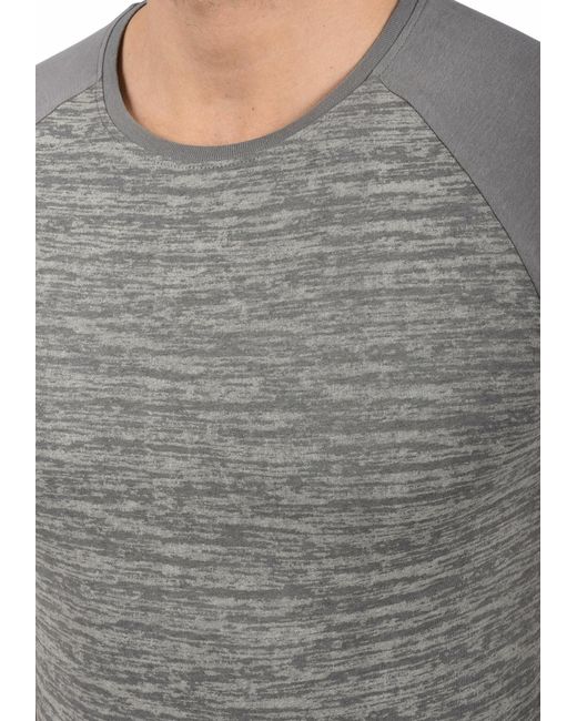 Solid Shirt Mevio in Gray für Herren