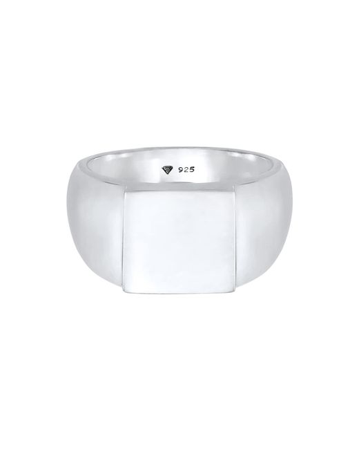 Kuzzoi Ring in Metallic für Herren