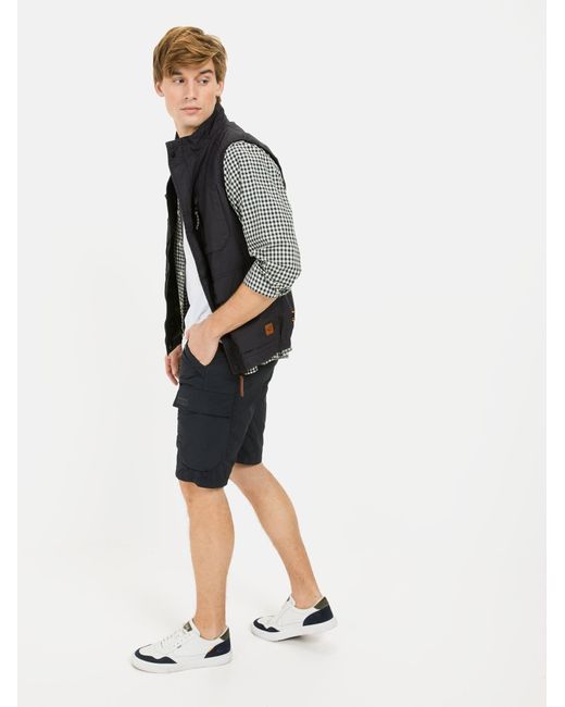 Camel Active Cargoshorts Im Relaxed Fit in Blue für Herren