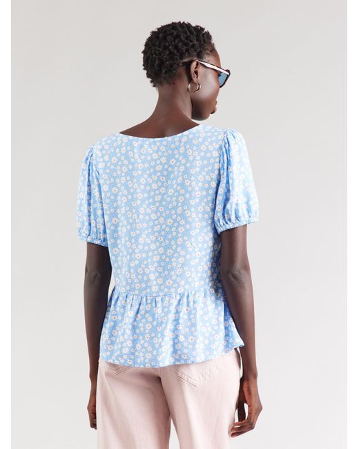Sublevel Blue Bluse