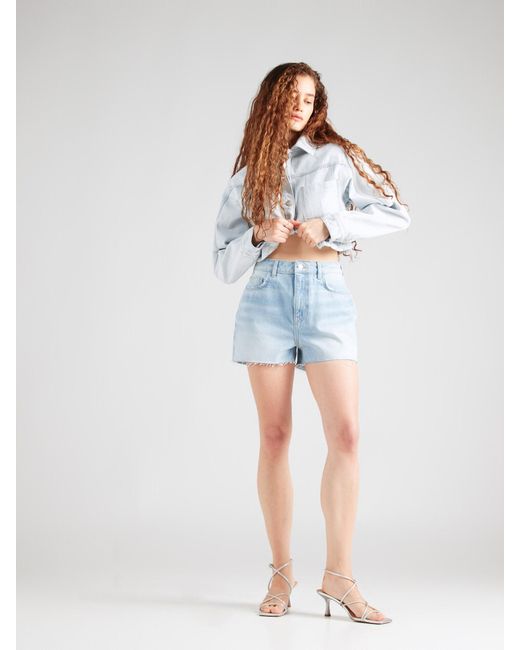 ABOUT YOU x Toni Garrn Blue Shorts Theres