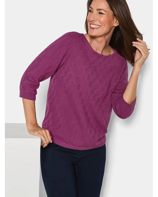 Goldner Purple Pullover