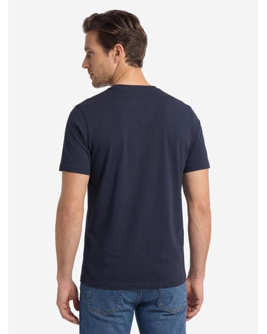 Redmond Shirt Basic in Blue für Herren