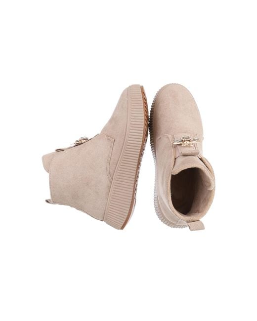 Ital-Design Natural Stiefelette