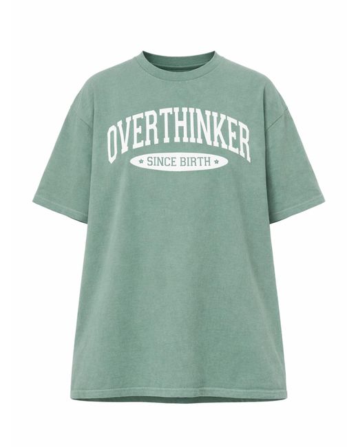 Worldclassca Green Oversizeshirt Overthinker