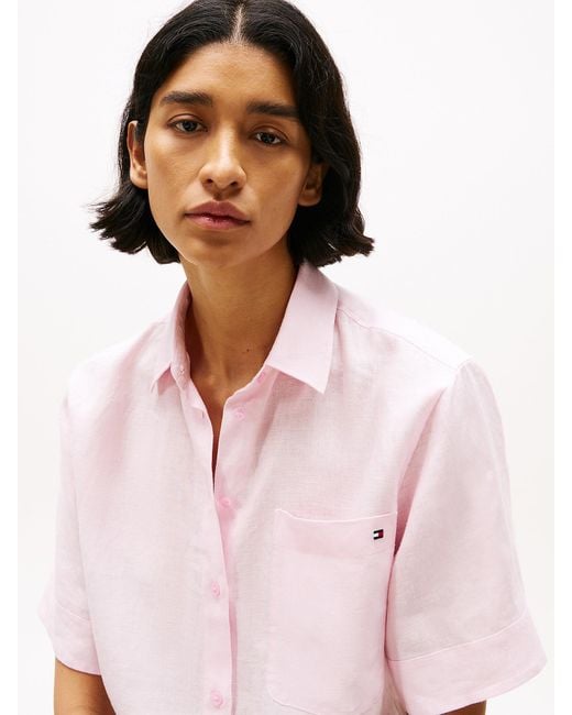 Tommy Hilfiger Pink Bluse