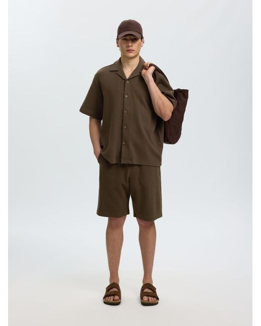 SELECTED Shorts in Green für Herren