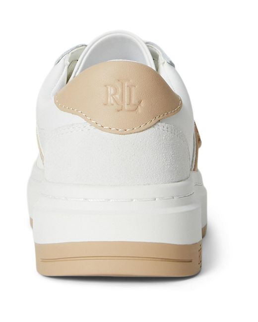 Ralph Lauren White Sneaker Harlie
