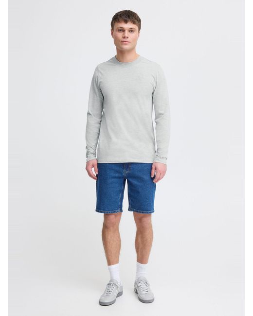 Solid Langarmshirt Sdodatten in Black für Herren