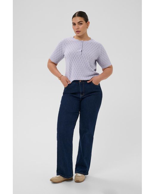 Kaffe Purple Pullover Birthe