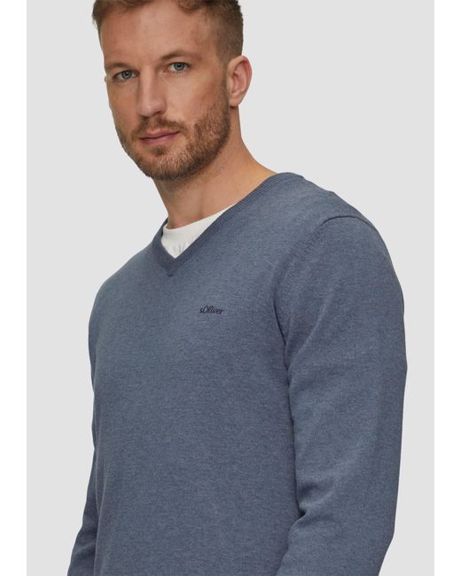 S.oliver Pullover in Blue für Herren