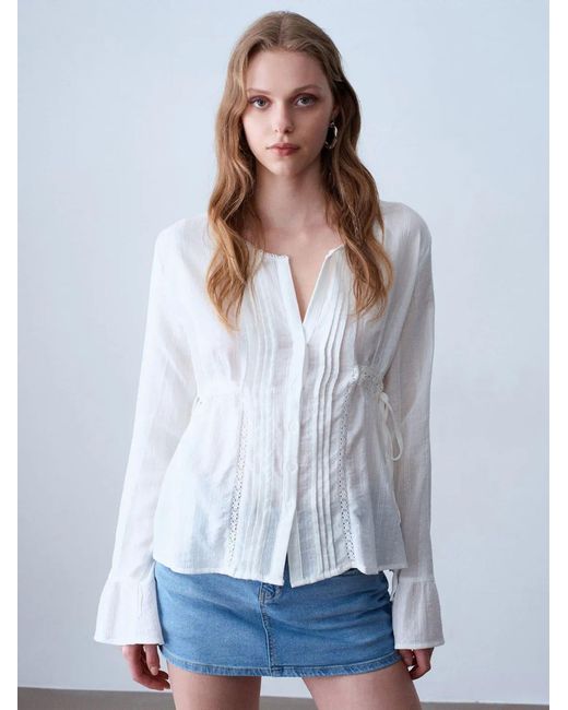 Dilvin White Bluse