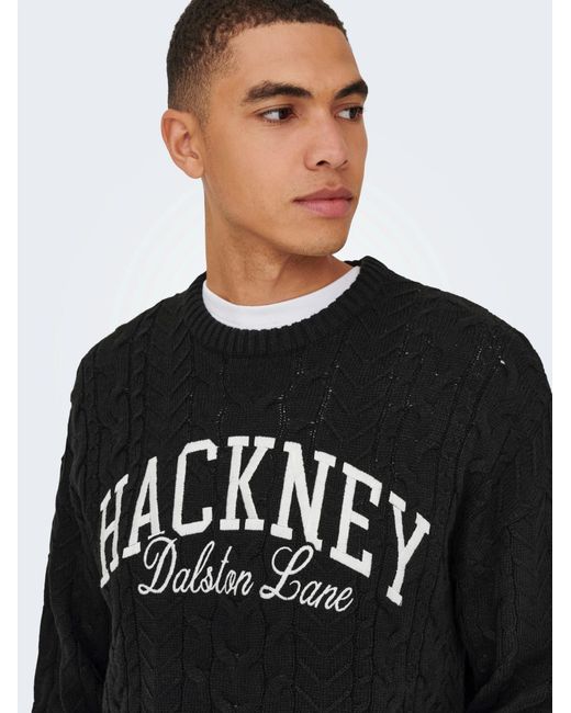 Only & Sons Pullover Onsmack in Black für Herren