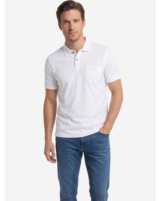 Redmond Shirt Basic in Blue für Herren