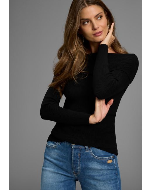 Laura Scott Black Pullover
