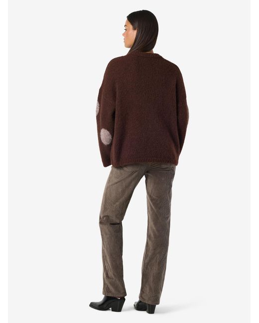 Noisy May Brown Pullover Sutton