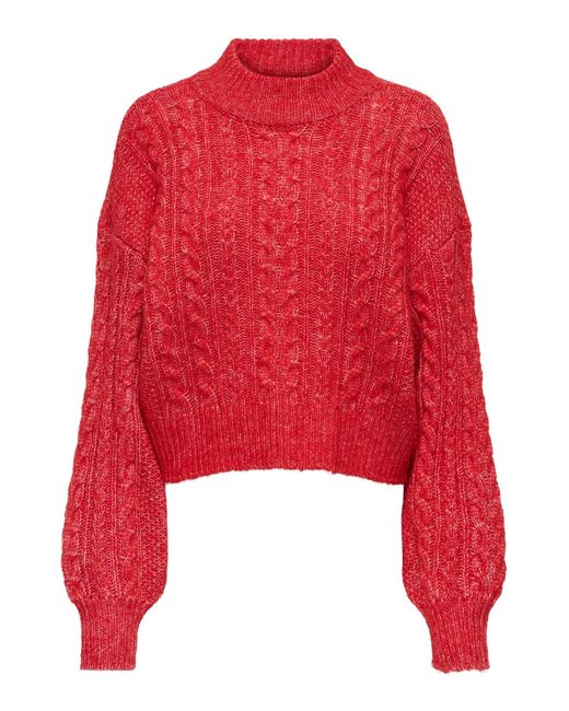 ONLY Red Pullover Onlida