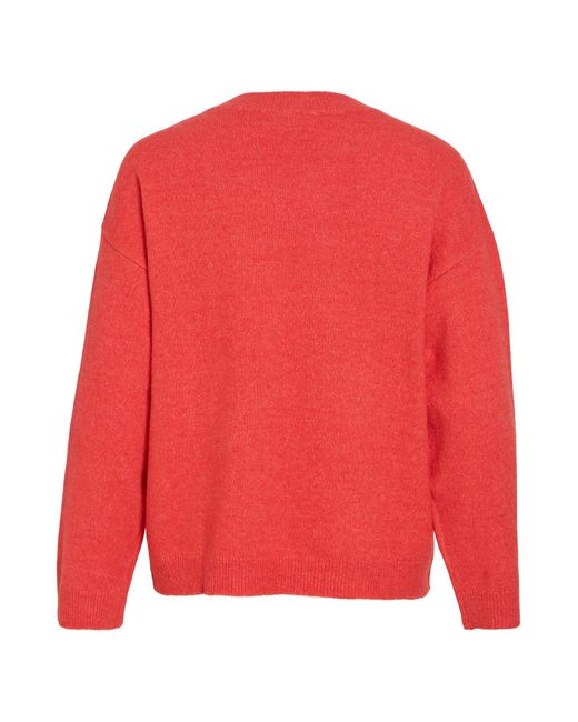 Vila Red Pullover Viliga