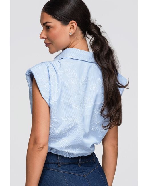 Ombre Blue Bluse