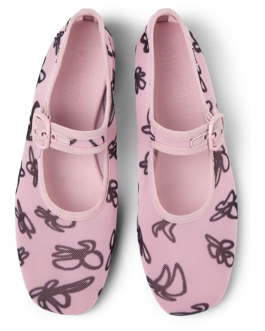 Camper Black Riemchenballerina 'Casi Myra'