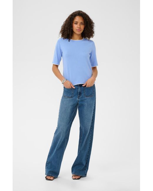 Kaffe Blue Pullover Kalizza