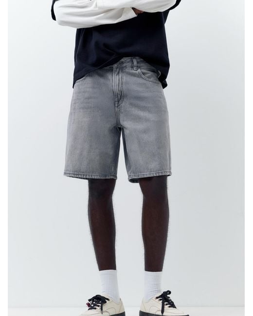 Pull&Bear Shorts in Gray für Herren