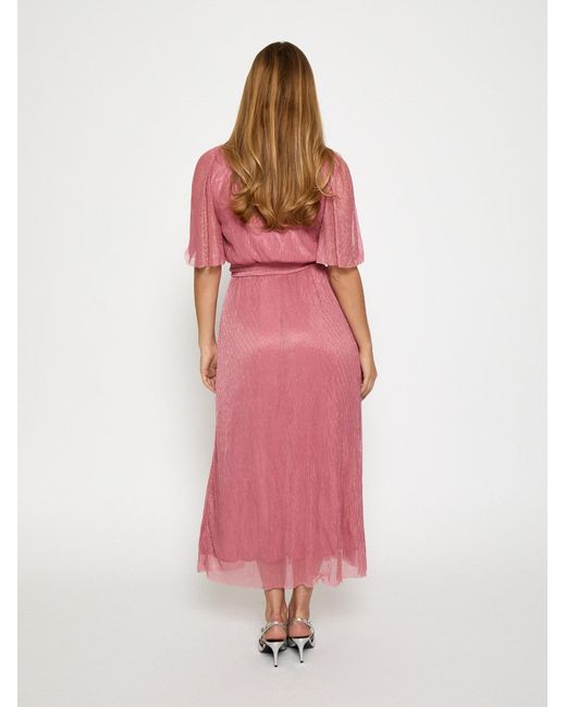 Minus Pink Kleid Msmavena V-Neck Maxi Dress