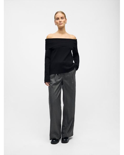 Object Black Pullover Objreynard
