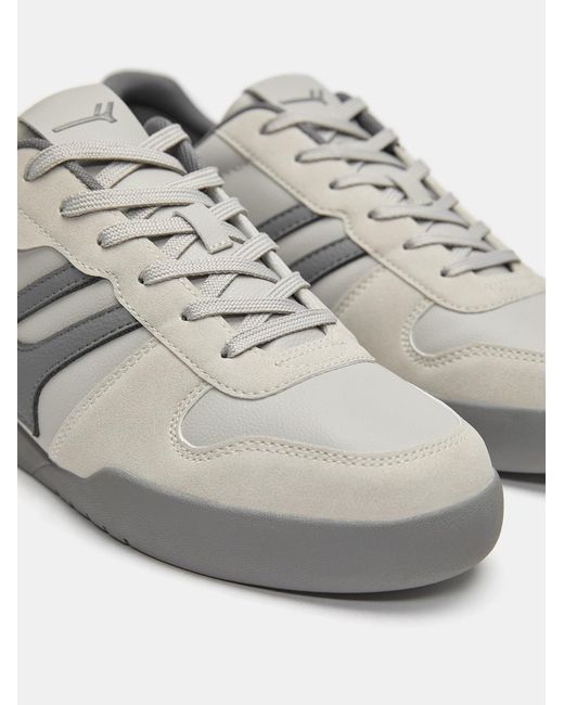 Pull&Bear Sneaker Bamba Retro in Gray für Herren