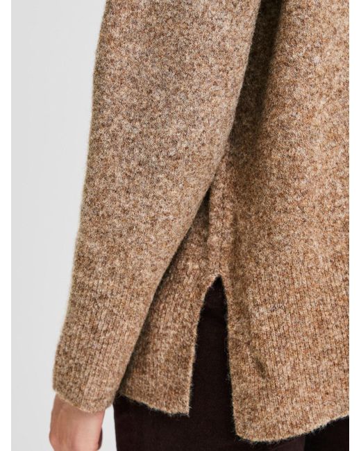 Pulz Brown Pullover Astra