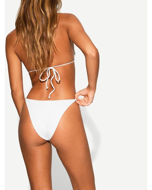 Bershka White Bikinihose