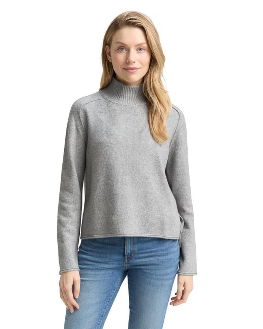 Tom Tailor Gray Pullover
