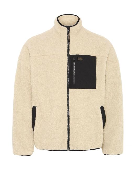 Solid Fleecejacke Walther in Natural für Herren
