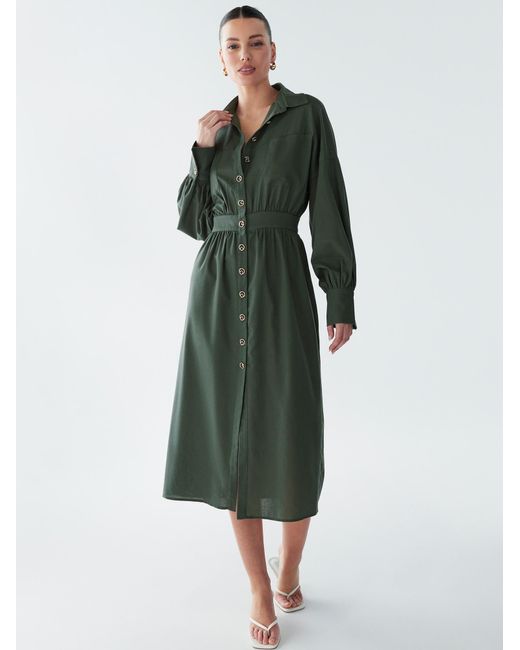 BWLDR Green Blusenkleid Lola
