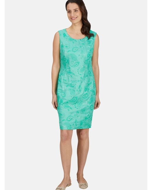 White Label Green Etuikleid