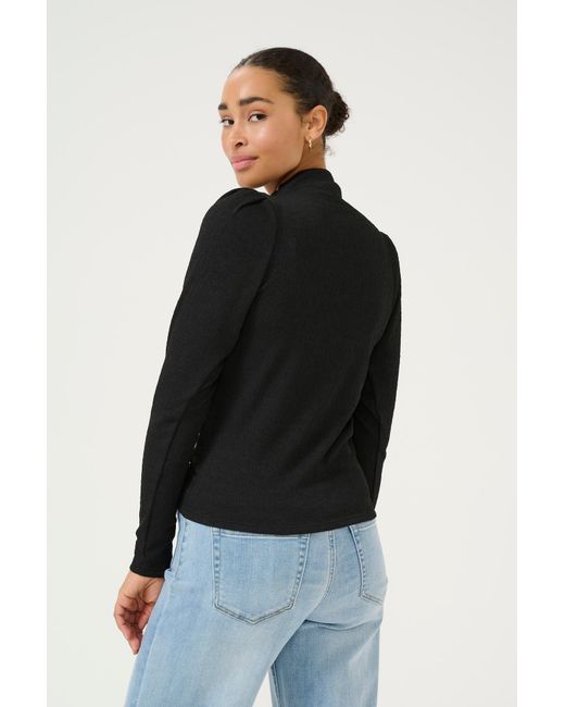 Kaffe Black Bluse Ka Robin