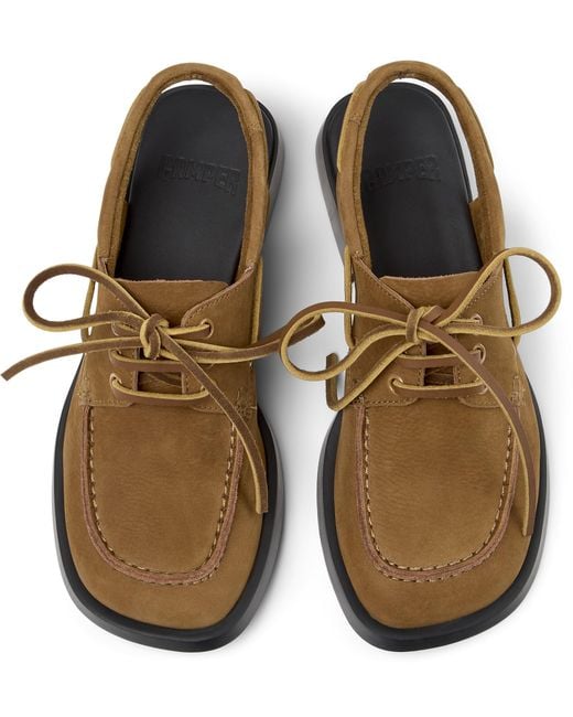 Camper Black Slipper Donna