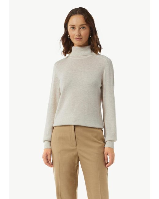 Comma, White Pullover