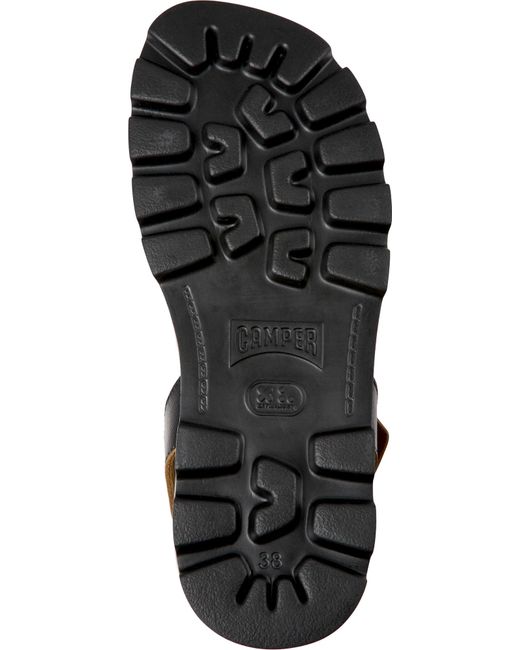 Camper Black Sandale 'Brutus'