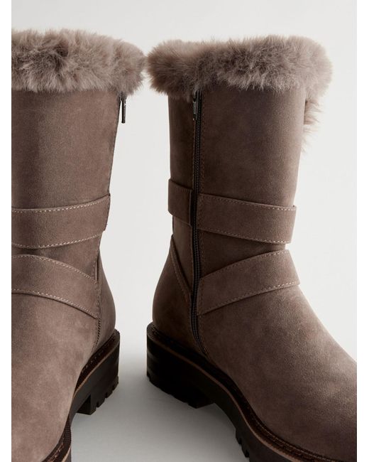Next Brown Stiefelette